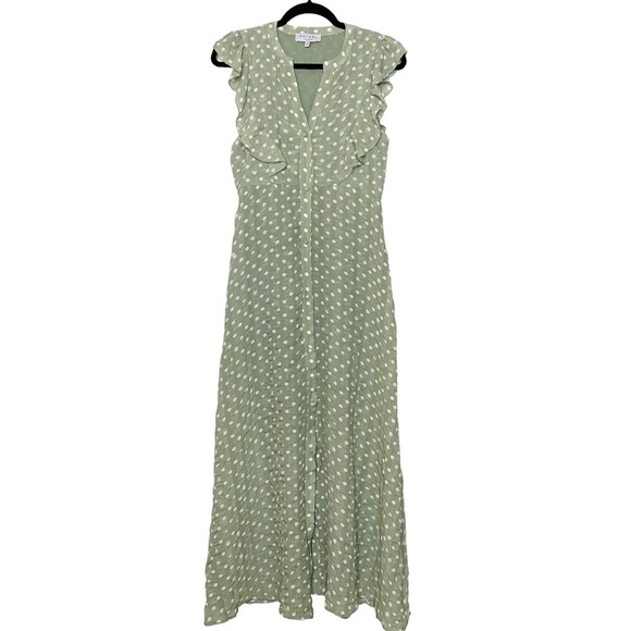 Hayden Dresses & Skirts - Hayden Los‎ Angeles Green Polka Dot Maxi Dress